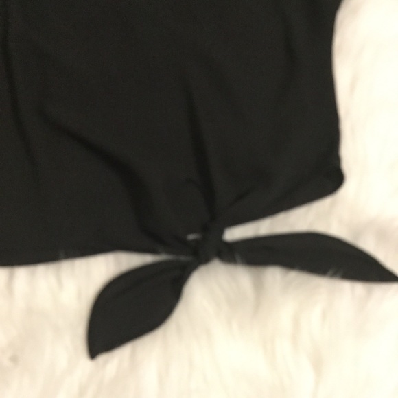 LANE BRYANT sz 14/16 Blouse Sleeveless Fancy Silver Highly Embellished Black - Picture 4 of 6